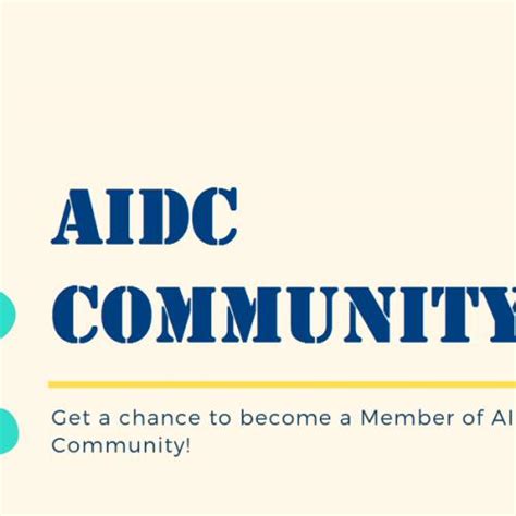 WHY SHOULD YOU TAKE THE MEMBERSHIP OF AIDC COMMUNITY? | AIDC Community