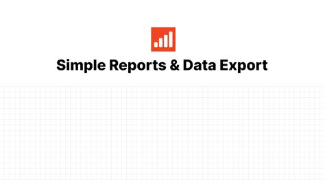 Simple Data Report 的图像结果