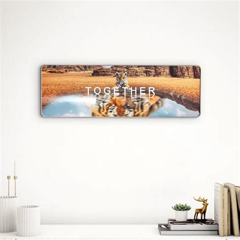 Buy Aura Motive Wooden Tiger Print Picture Frame - 60x20cm from Home ...