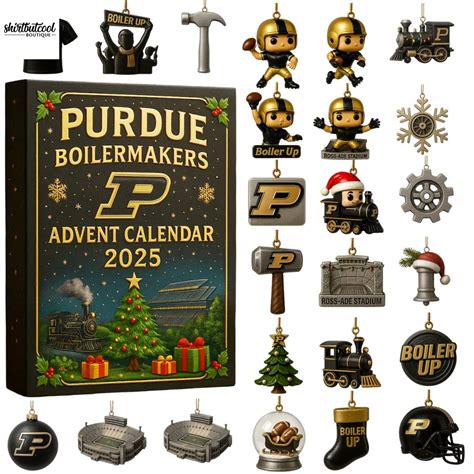 Purdue Boilermakers 2025 Advent Calendar - Shirtbutcool
