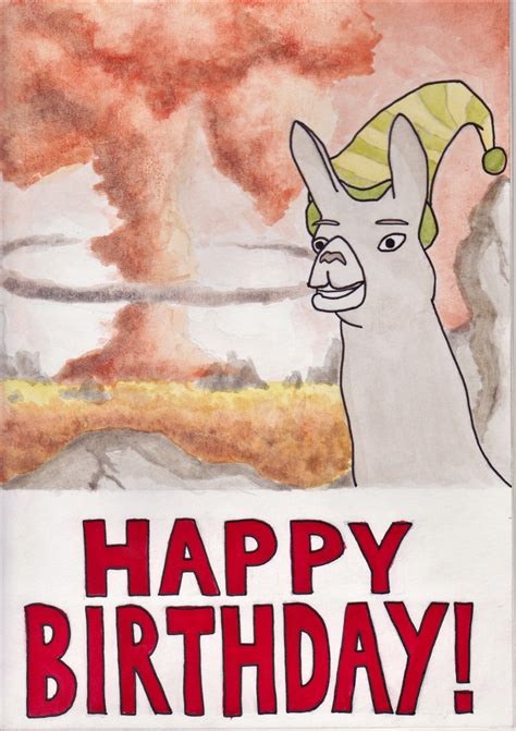 ArtStation - Llamas with Hats Birthday Card