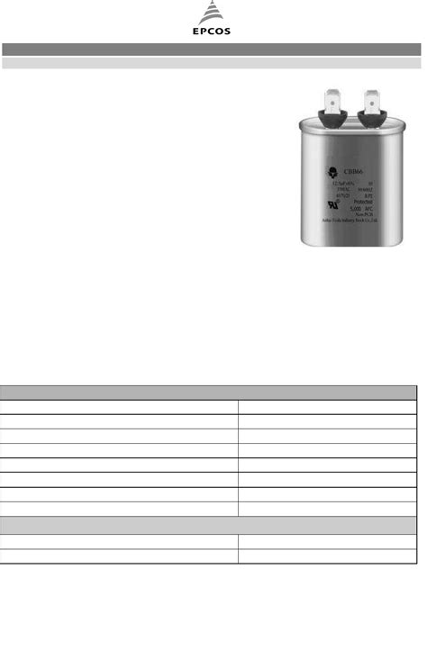 B33364 Series Datasheet by TDK Electronics Inc. | Digi-Key Electronics