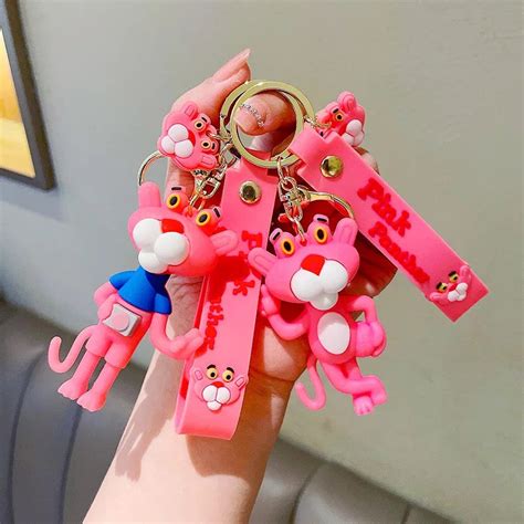 Cute Pink Panther 3D Keychain Online – TinyMinyMo