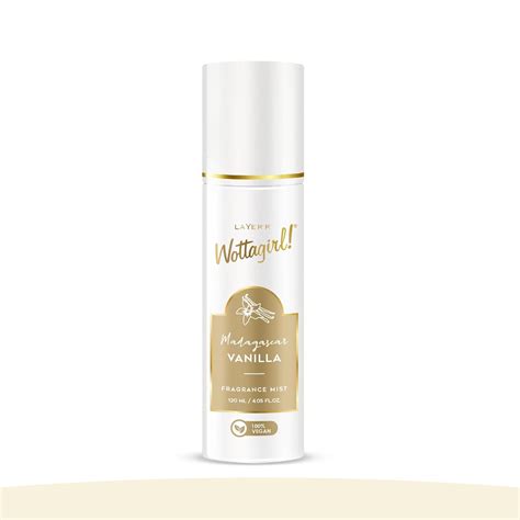 Layer’r Wottagirl Madagascar Vanilla Fragrance Mist – 100% Vegan – Warm & Cozy Scent with Peach ...