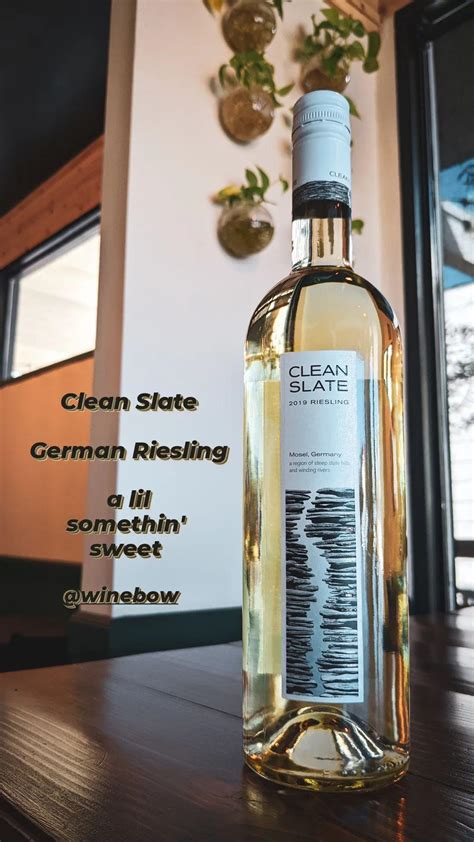Clean Slate Riesling Wine | Woodhaus | Yucaipa, CA