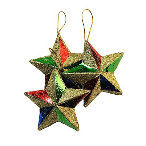 Buy Hankley Christmas Tree Star Hanging Ornaments, Christmas Gift, Star ...