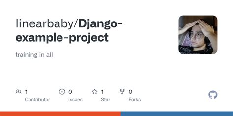 Django Example Project 的图像结果