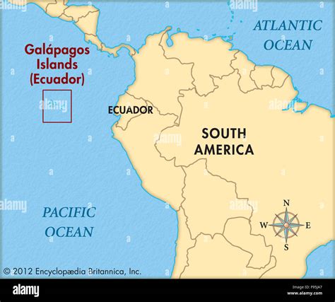 The galapagos islands maps cartography geography hi-res stock ...