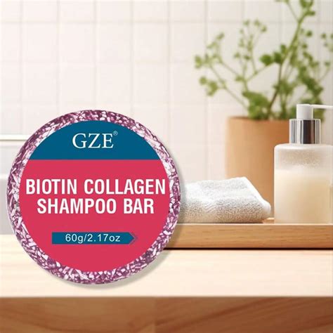 Shampoo em Barra de Biotina e Colágeno GZE, Shampoo Clareador ...
