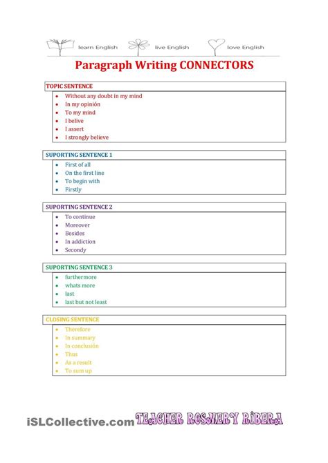 Image result for Paragraph Worksheets Printable
