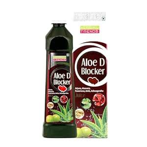 Herbal Trends Aloe D Blocker- Heart Care Juice- Ayurvedic Safe Blend of ...