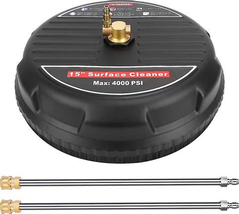 Amazon.com: TeqHome 15" Pressure Washer Surface Cleaner, 3600 PSI ...