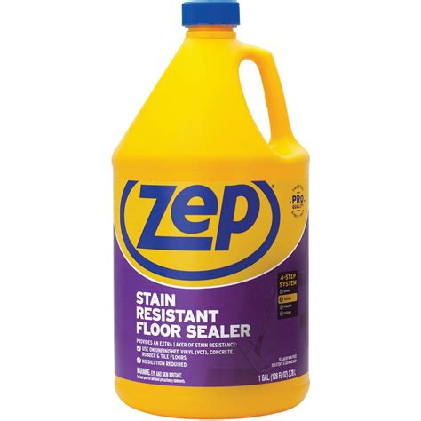 Zep 1 Gal. Stain Resistant Floor Sealer | Tile cleaners, Bathtub ...