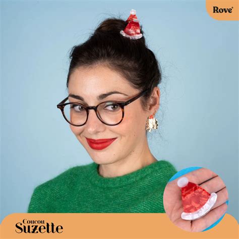 Coucou Suzette Hair Claw -Christmas hat | LINE SHOPPING