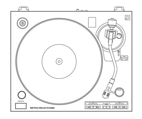 Turntable Royalty Free Vector Image - VectorStock