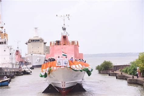 Goa Shipyard Unveils ICGS ATAL: New Fast Patrol Vessel Enhances Indian ...