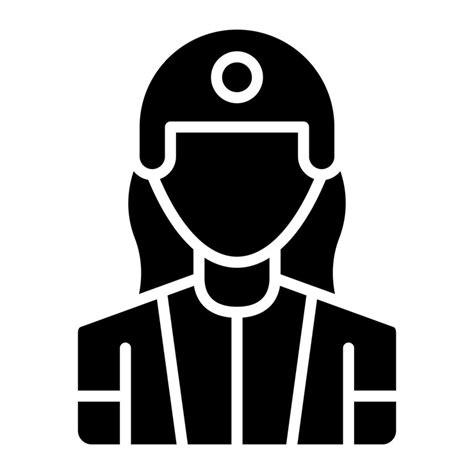 Female player icon style | Premium Vector