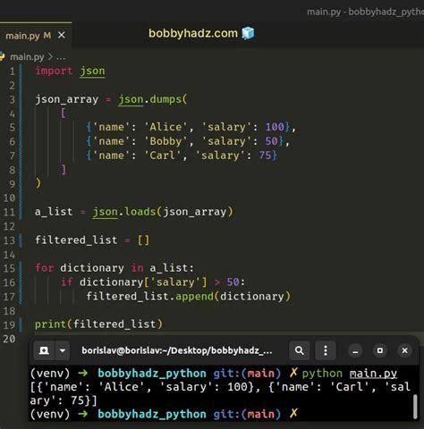 Image result for Python Array to JSON