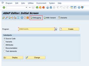 SAP ABAP Debugging 的图像结果