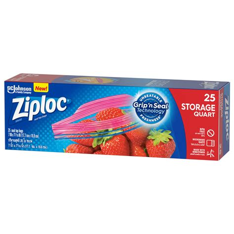 Ziploc Storage Quart Bags at Ronald Kinney blog