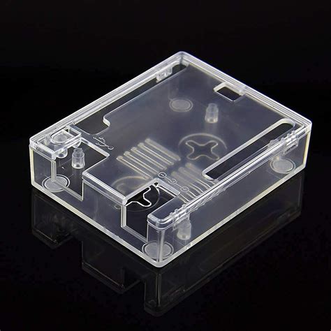 Clear Acrylic Box Enclosure Transparent Case Shell F Arduino Uno R3 ...