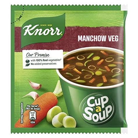 Knorr Instant Manchow soup | Cup a Soup, 11g/12g (Weight May Vary ...