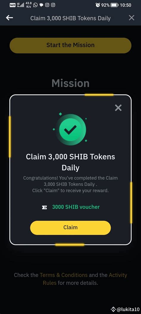 $SHIB CLICK TO CLAIM SHIB #BinanceAirdropAlert #TradeF | lukita10 on ...