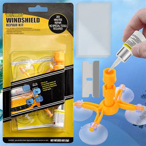 Windshield Repair Kit, Car Windshield Window Glass Repair Tool for ...