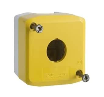 XALK01 Empty Enclosure, Harmony XALD, XALK, Plastic, Yellow lid for ...