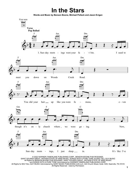 In The Stars by Benson Boone - Ukulele - Guitar Instructor