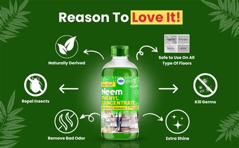 AAAL Herbal Neem Disinfectant Phenyl Concentrate Liquid | Makes 5 To 7 ...