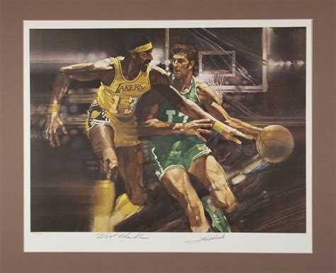Wilt The Stilt Chamberlain - Printed Art Signed co-signed by: John ...