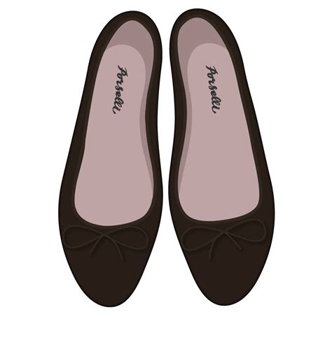 Ballet Flats Dark Brown Suede