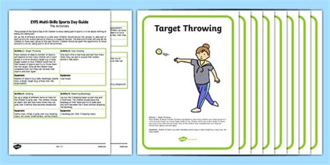 EYFS Multi Skills Sports Day Guide and Activity Planner