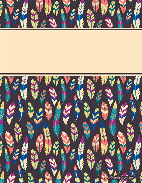 Free Printable Binder Cover Templates - Printable Board Games