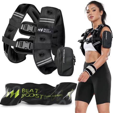Weighted Vest Woman BeatBoost 15 lb Weight Vest with Ironsand for ...