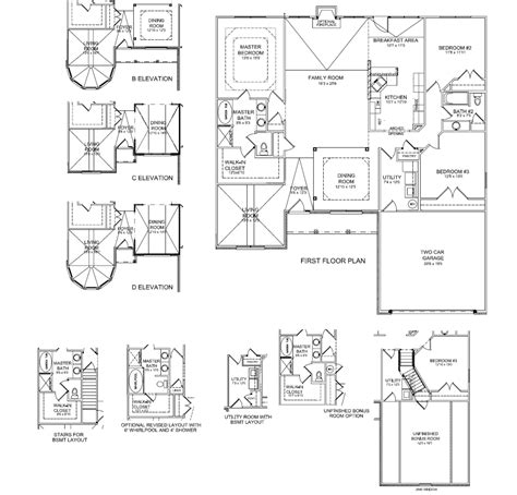 Whitney Floor Plan Ball Homes