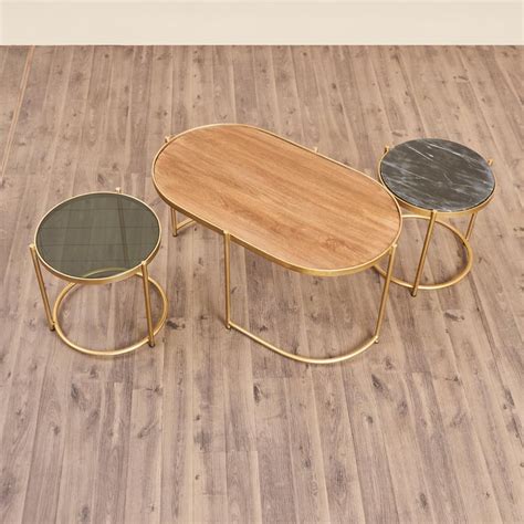 Buy Noir Novelty Mango Wood Coffee Table - Brown from Home Centre at ...