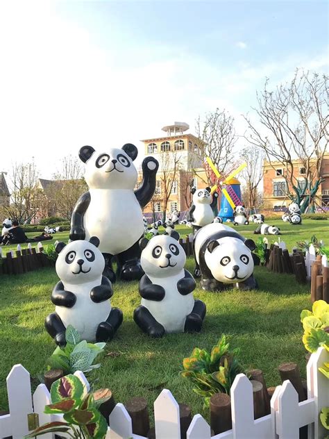 公园动物玻璃钢雕塑-公共雕塑-南京先登雕塑公司
