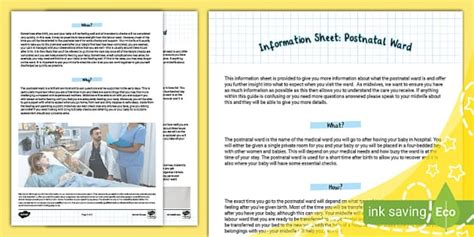 A Midwife's Guide: Postnatal Ward Guide