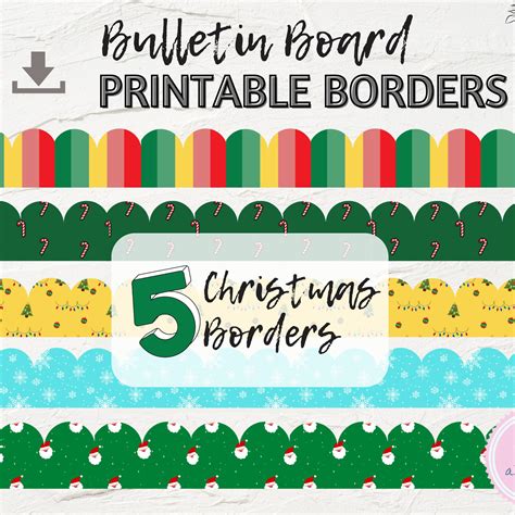 Free Printable Christmas Bulletin Board Borders | Fanny Printable