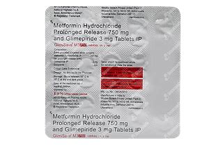 Glimisave M3 750 Tablet 15: Uses, Side Effects, Price & Substitutes