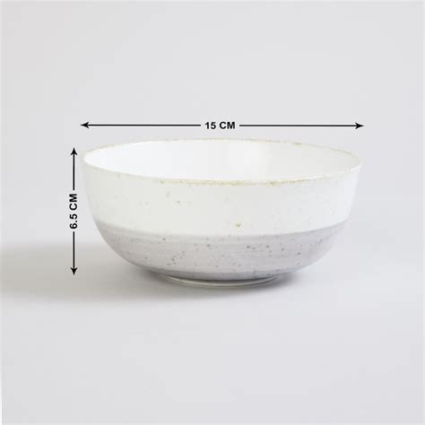 Buy Fiesta-Pike Pastel White Colourblocked Bone China Cereal Bowl ...
