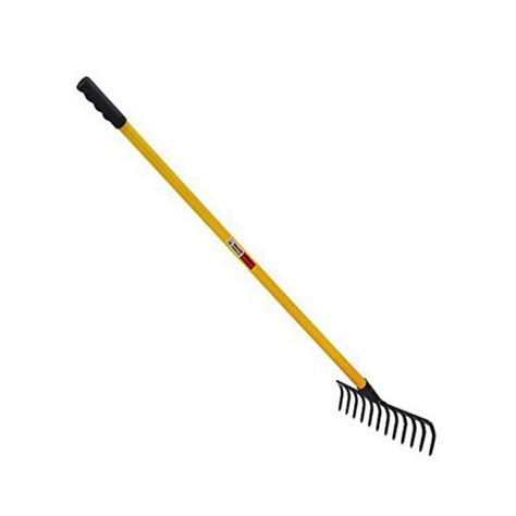 BUY FALCON PR. GARDEN RAKE WITH STEEL HANDLE & GRIP RAKE-10 TEETH FRWH ...