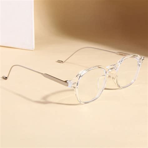 Buy Hybrid Clear Anti Blue Light Round Sunglasses | Stylish Eye ...