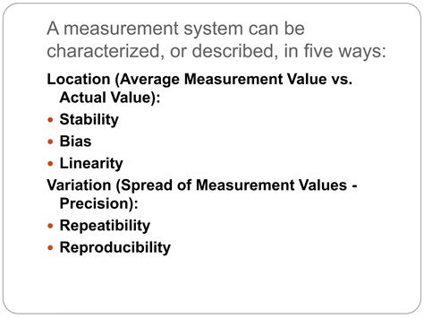 Measurement System Analysis (MSA) | PPTX