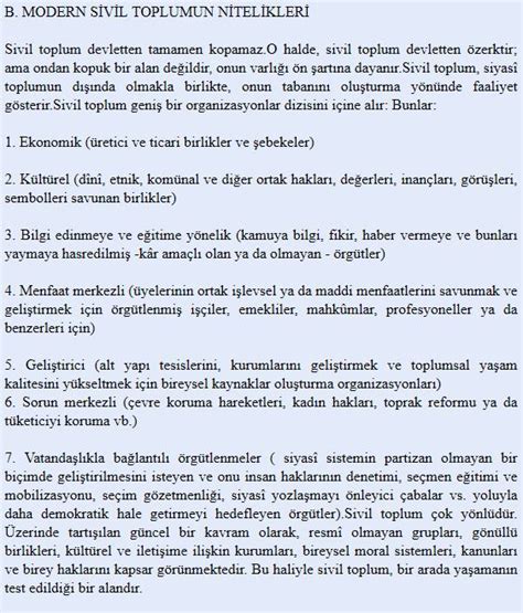 Sivil Toplum Nedir?