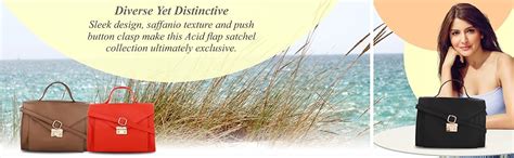 Buy Lavie Acid Flap Satchel Women's Handbag (Black) at Amazon.in