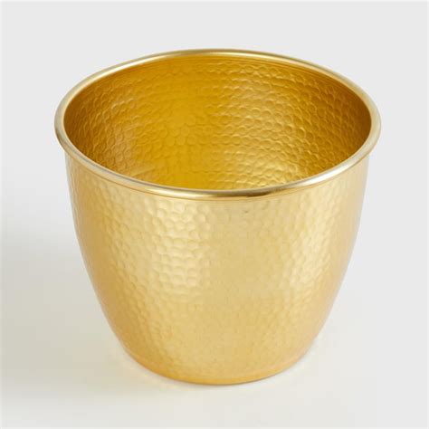 Buy Corsica Eden Metal Hammered Planter from Home Centre at just INR 999.0