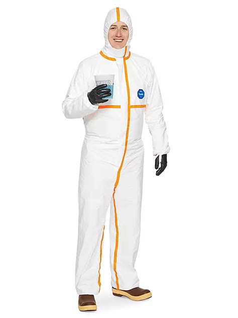 Tyvek® 800 Coverall with Hood - Large S-23372E-L - ULINE